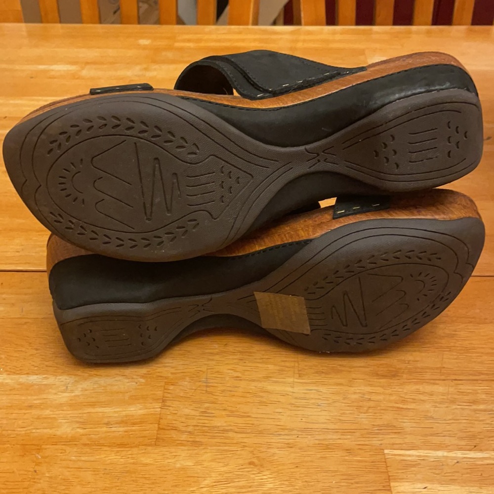 White Mountain Montage Wedge Clog Sandal 10M - Picture 5 of 9